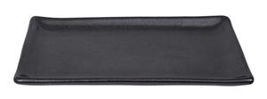 Tokyo Design Studio Matzwart Rechthoekig Bord - Tetsu Kessho Matte - 21.5 x 12.5cm