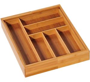 KESPER for kitchen & home KESPER variabele bestekbak, bamboe