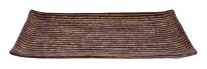 Tokyo Design Studio Bruin Rechthoekig Serveer Bord - Large Plates - 23.8 x 15cm