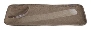 Tokyo Design Studio Donkerbruin Rechthoekig Bord - Large Plates - 30.2 x 12cm
