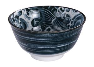 Tokyo Design Studio  Japonism - Carp - Tayo Kom - Zwart - 15x7cm