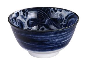 Tokyo Design Studio  Japonism - Carp - Tayo Kom - Blauw - 15x7cm