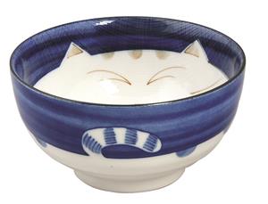 Tokyo Design Studio Blauwe Kom - Kawaii Cat - 16cm 800ml