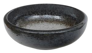 Tokyo Design Studio Zwart/Witte Kom - Mino Yaki - 23.5 x 8cm 1800ml