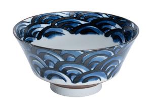 Tokyo Design Studio  Mixed Bowls Sori - Rijstkom Nami - 18 x 9 cm