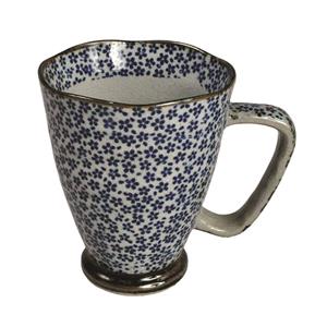Tokyo Design Studio Blauw/Grijze Mok - 9 x 11cm 400ml