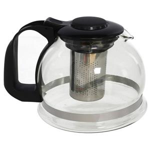 Gerimport Glazen theepot 1600 ml met filter/infuser en handvat -