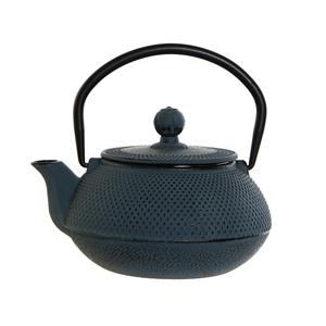 Items Kitchen Theepot Oriental - gietijzer - 600 ml - indigo blauw -