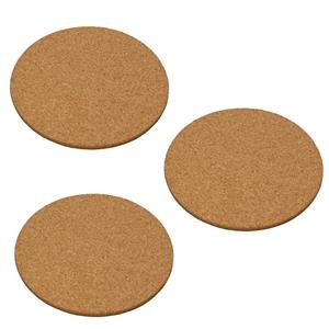 Lowenthal Pannenonderzetters - 3x - kurk - rond - diameter 19 cm -