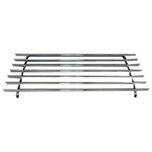 Cosy & Trendy 1x Stuks grote pannen onderzetter van metaal/chroom 56 x 26 cm -