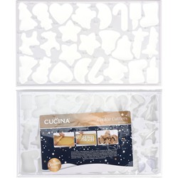 kerstkoekjes vormpjes 25x stuks - uitsteekvormpjes -