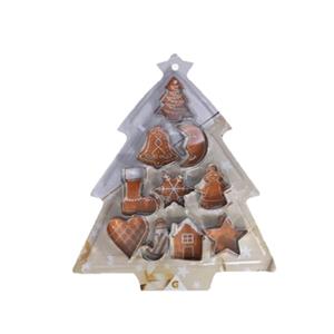 Gerimport Kerstkoekjes vormpjes 10x stuks - uitsteekvormpjes -