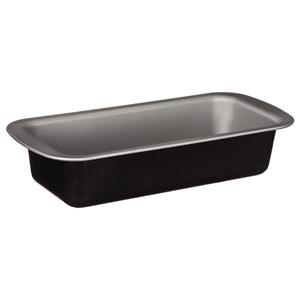 5five Cake bakken bakvorm/bakgerei Backery Pro - metaal - anti-aanbak laag - zwart - 29 x 13 x 6 cm -