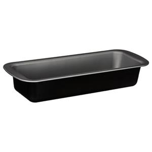 5five Cake bakken bakvorm/bakgerei Backery Pro - metaal - anti-aanbak laag - zwart - 35 x 13 x 6 cm -