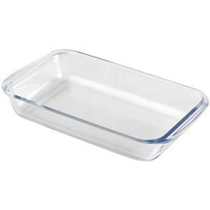 Chef Traiteur Ovenschaal van borosilicaat glas - rechthoek - 1.6 Liter - 30 x 18 x 5 cm -