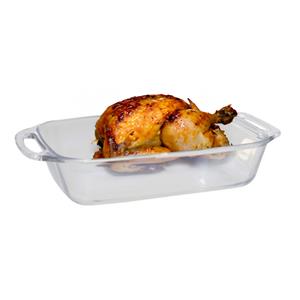 Marinex Ovenschaal van borosilicaat glas - rechthoek - 2.1 Liter - 32 x 17 x 7 cm - serveerschaal -