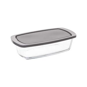 5five Ovenschaal met deksel - borosilicaat glas - rechthoek - 1.8 Liter - 27 x 14 x 7,3 cm -