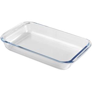 Chef Traiteur Ovenschaal van borosilicaat glas - rechthoek - 2.2 Liter - 35 x 20 x 5 cm -