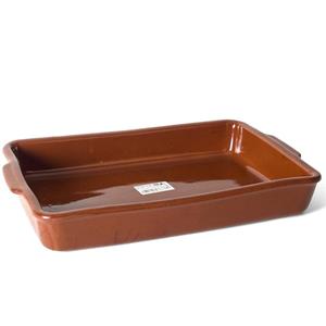 Gerimport Terracotta ovenschaal/serveerschalen Pamplona 8,5 liter -