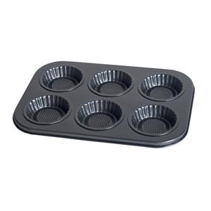 Gerimport Muffins en cupcakes bakken bakvorm/bakblik 26 x 19 cm - voor 6x stuks -