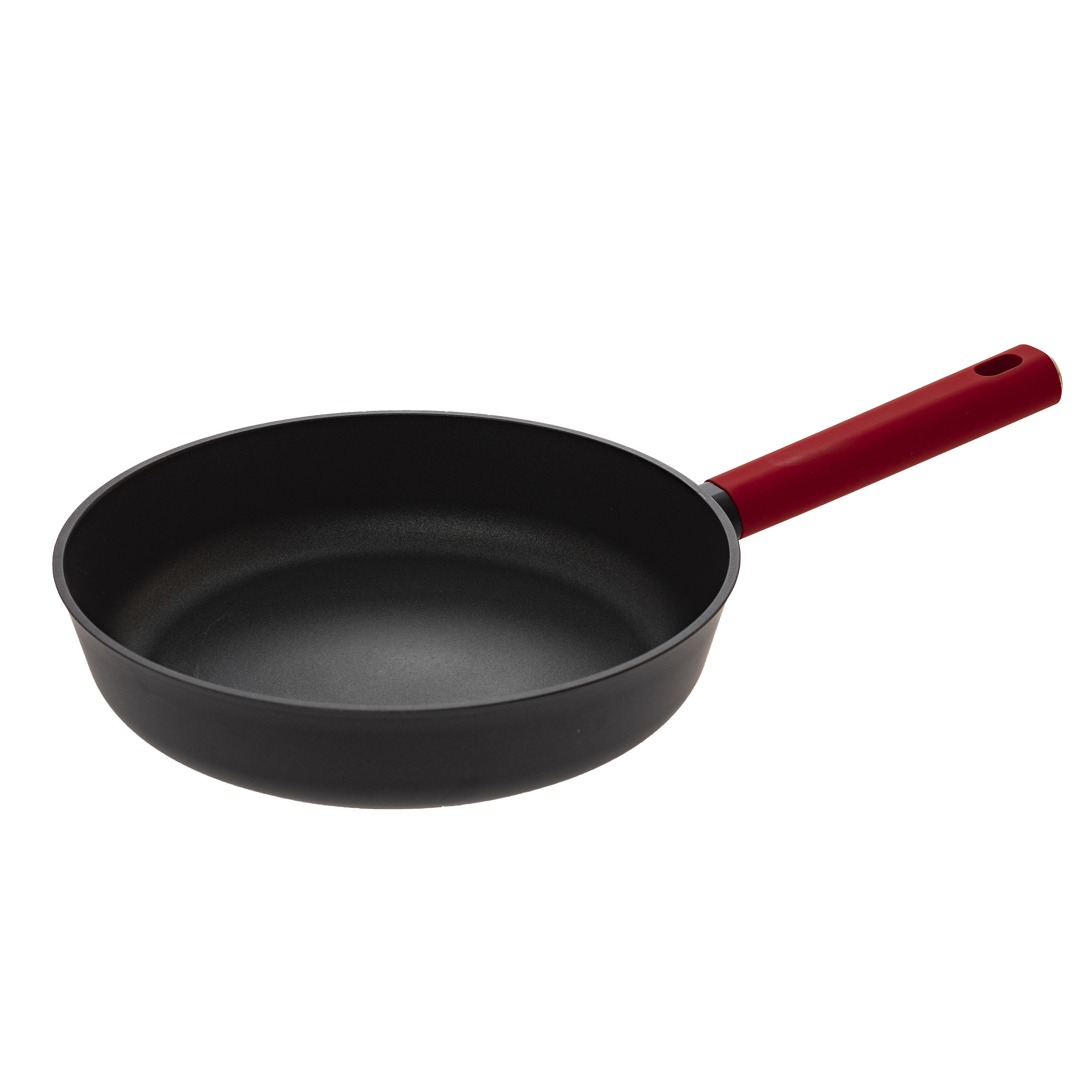 Secret de Gourmet Koekenpan - Alle kookplaten geschikt - zwart/rood - dia 27 cm -
