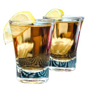 Excellent Houseware borrelglaasjes - 6x - glas - transparant - ml -