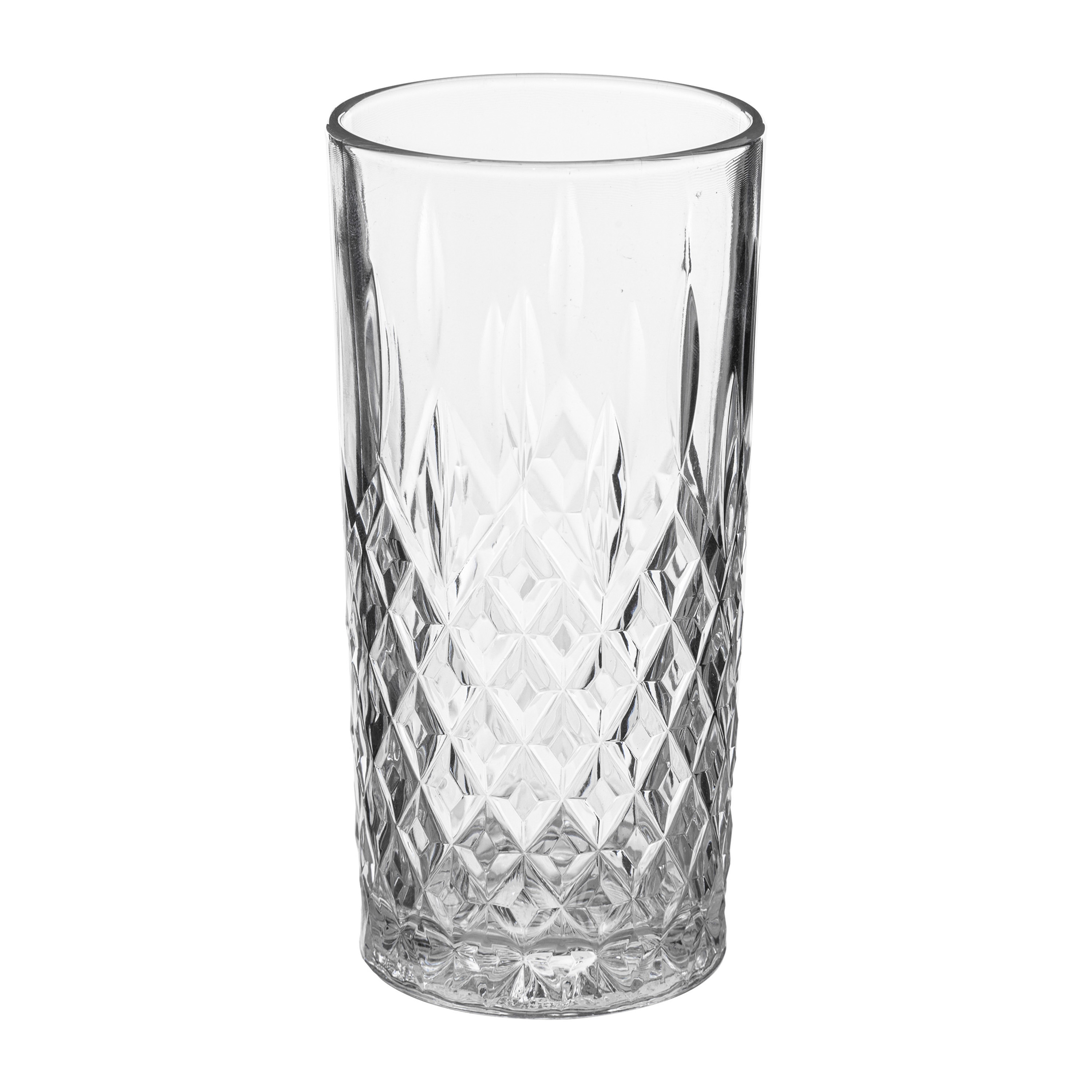 Secret de Gourmet longdrinkglazen - set 4x stuks - 300 ml - glas - transparant - luxe uitstraling -