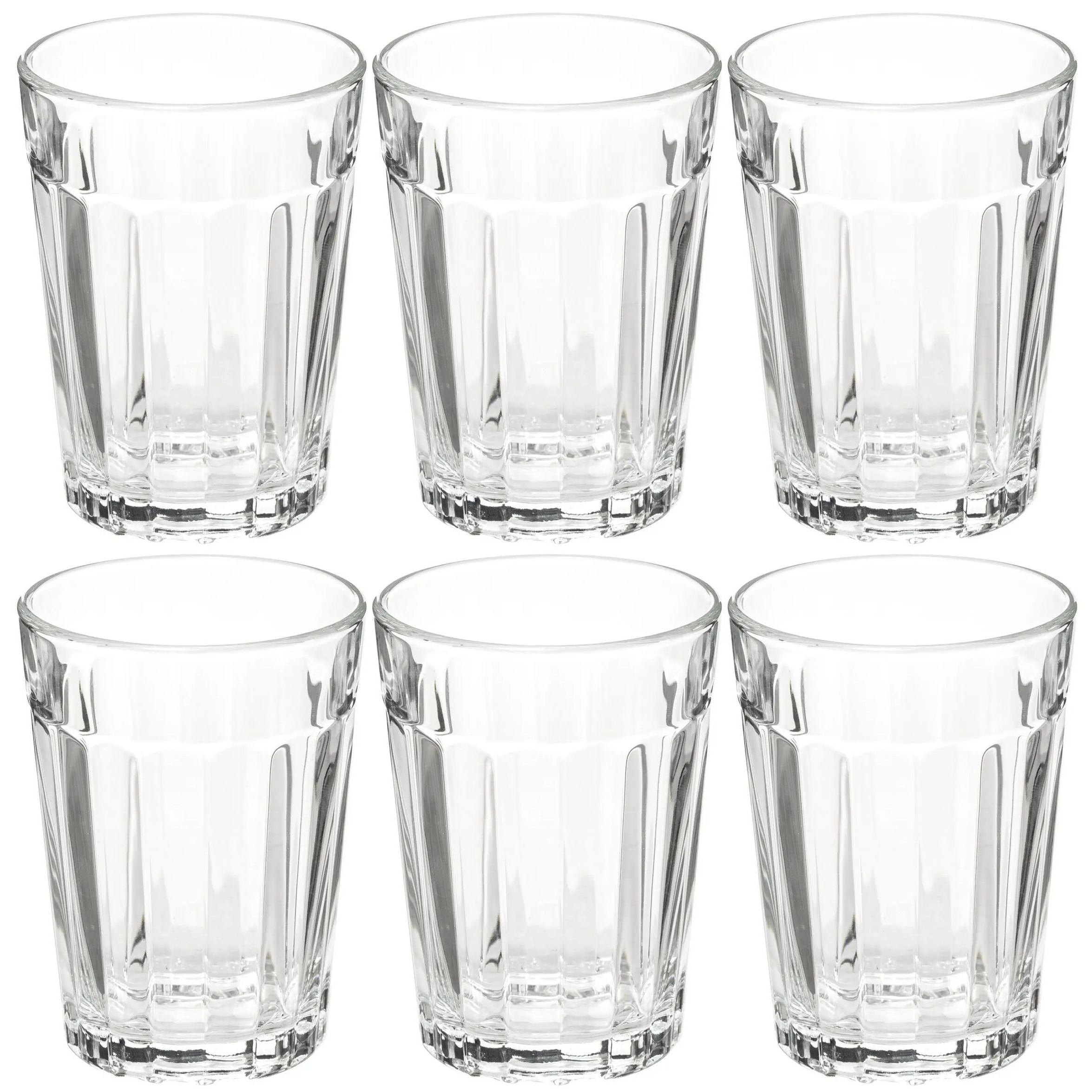 Secret de Gourmet Set van 6x stuks water/sap glazen Lorenz 250 ml van glas -