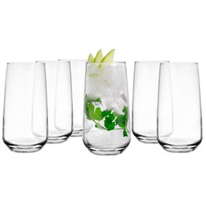 Glasmark Longdrinkglazen - 6x - Tumblers - 480 ml - glas - waterglazen -