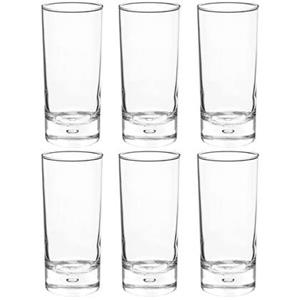 Secret de Gourmet Set van 6x stuks longdrink glazen Georgi 290 ml van glas -