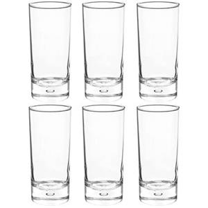 Secret de Gourmet Set van 6x stuks longdrink glazen Georgi 290 ml van glas -