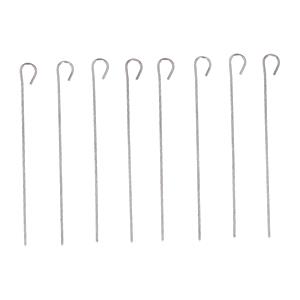 Humbert Gourmet/barbecue spiesjes/vleespennetjes - 8x - rvs - 18 cm -