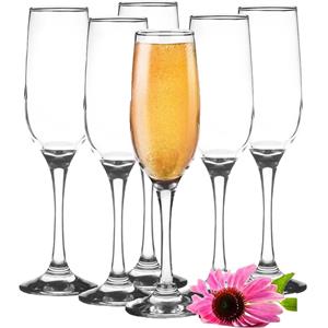 Glasmark Champagneglazen - 6x - Rocroi - 200 ml - glas - flutes -