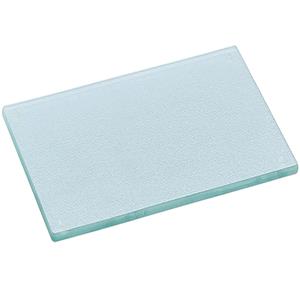 Zeller Snijplank met siliconen voetjes - glas - 30 x 20 cm -