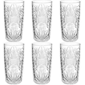 Secret de Gourmet Set van 6x stuks longdrink glazen Ayla 350 ml van glas -