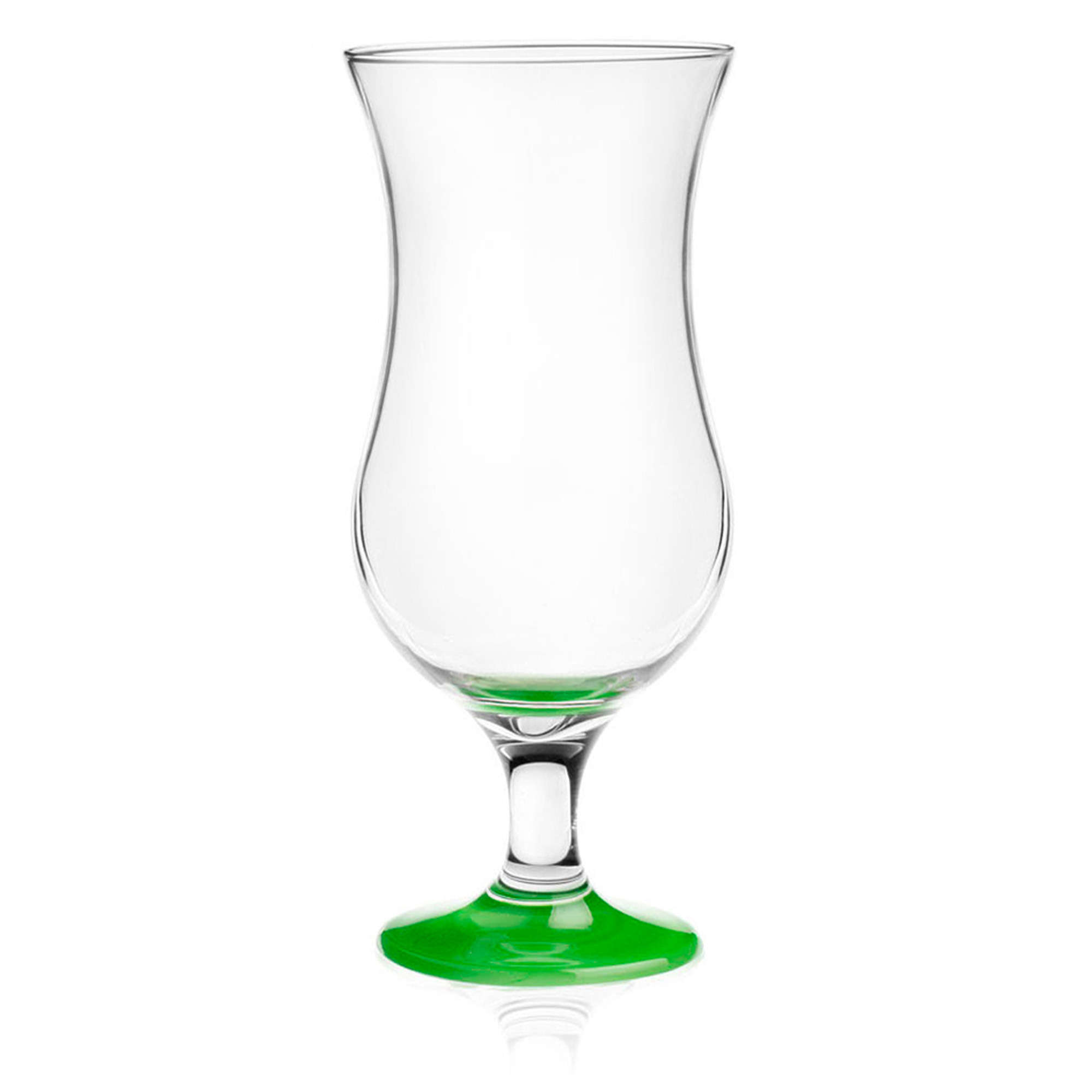 Glasmark Cocktail glazen - 6x - 420 ml - groen - glas - pina colada glazen -