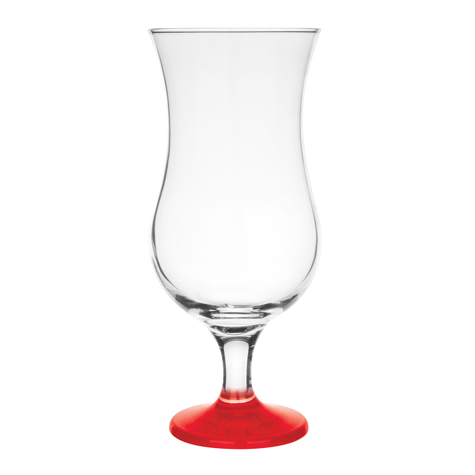 Glasmark Cocktail glazen - 6x - 420 ml - rood - glas - pina colada glazen -