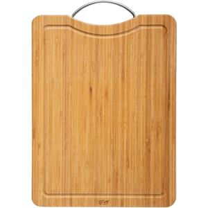 5five - schneidebrett henkel 42x30cm bambus - Bambus