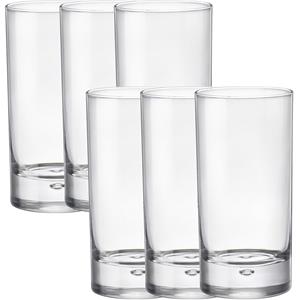 Bormioli 6x Stuks transparante drinkglazen 375 ml van glas -