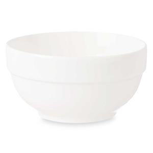 Vivalto Kommetjes/serveer schaaltjes - Kendai - porselein - D13 x H6.5 cm - ivoor wit - Stapelbaar -