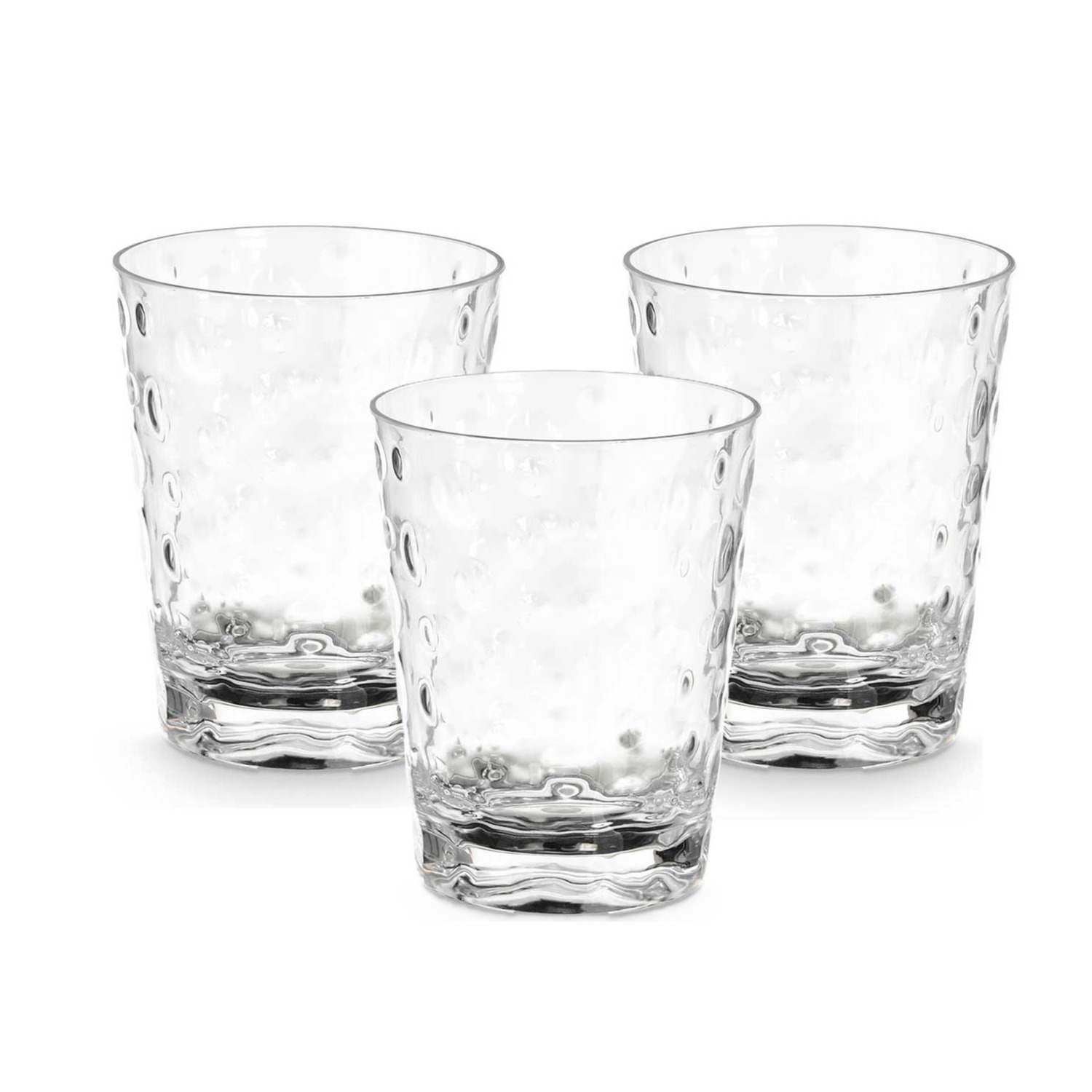 Leknes Drinkglas Gloria - transparant - onbreekbaar kunststof - 470 ml -