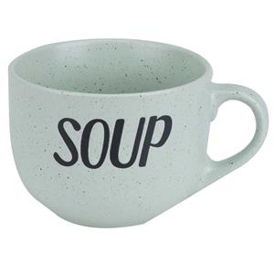 Cosy & Trendy Soepbekers - groen - 11 cm - 510 ml -