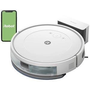 IRobot Combo Y0112 Dweil- en zuigrobot Wit Besturing via App, Spraakgestuurd, Compatibel met Amazon Alexa, Compatibel met Google Home