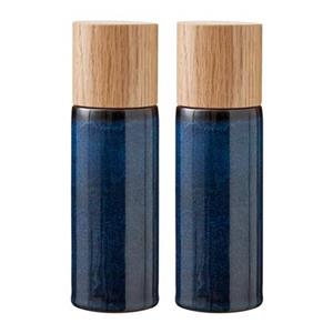 Bitz Salz- / Pfefferstreuer Salz-& Pfefferset blue 17 cm, (Salz-& Pfefferset)