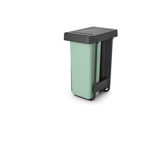 Brabantia Sort&go Inbouwemmer 2x30l, Jade Green/dark Grey