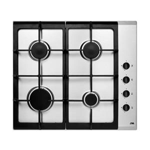 Etna T110VRVSA Gas inbouwkookplaat Zilver