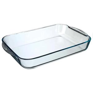 Secret de Gourmet Ovenschaal rechthoek - Transparant - Geglazuurd glas - x 25 x 6 cm - 6 liter -