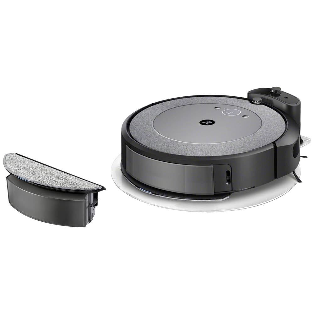 IRobot Roomba Combo i5178 Dweil- en zuigrobot Zwart Besturing via App, Met dweilfunctie, Spraakgestuurd, Compatibel met Amazon Alexa, Compatibel met Google Home