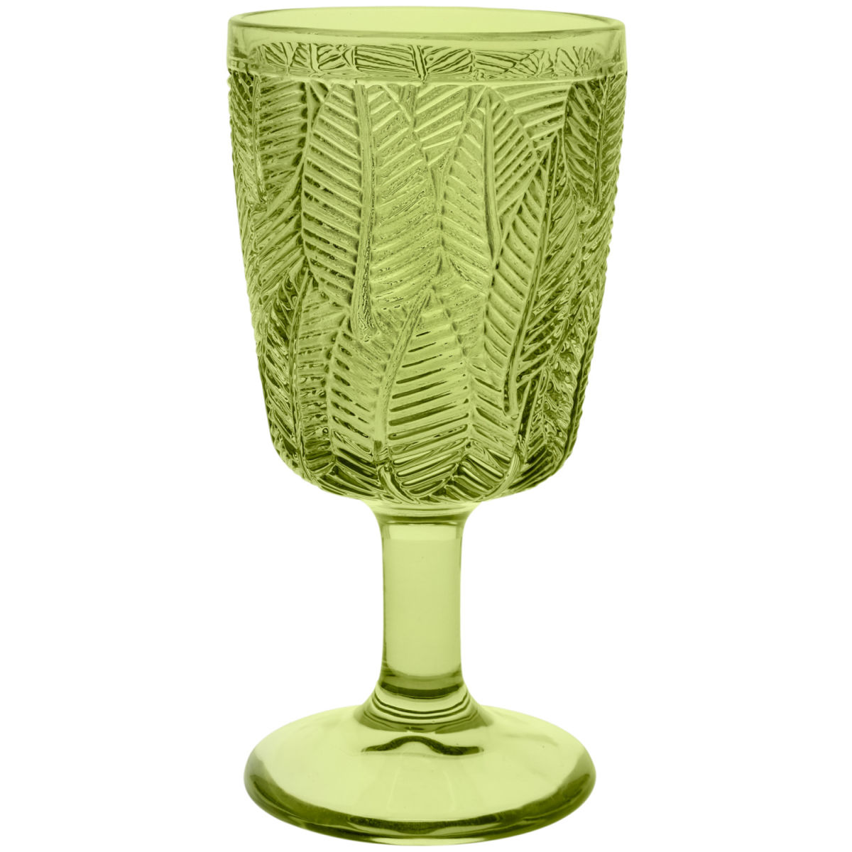 Vega Wijnglas Thea; 320ml, 8.3x17 cm (ØxH); groen; 6 stuk / verpakking