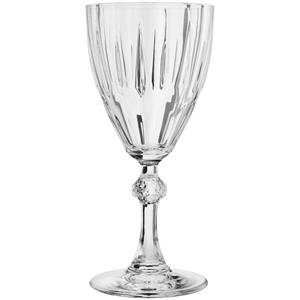 Pasabahçe Rode wijnglas Diamond; 300ml, 8.9x18.5 cm (ØxH); transparant; 6 stuk / verpakking